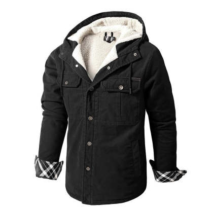 Fleece Winter Jacket With Inner Lining