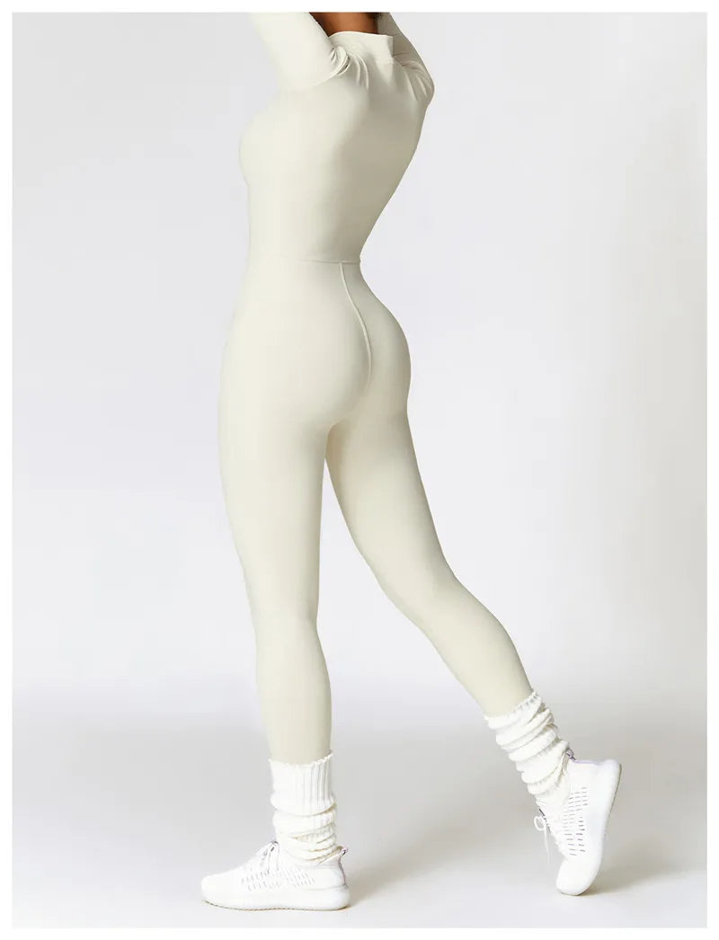 Sports Jumpsuit With Zipper