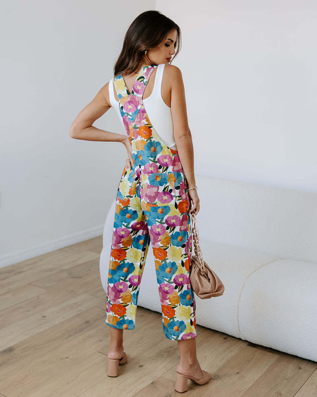 Floral Sleeve Jumpsuit