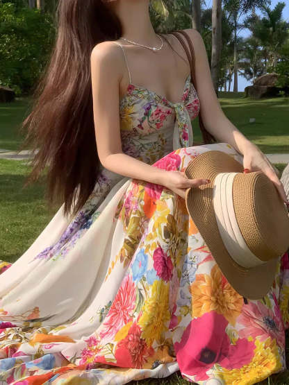 Boho Floral Summer Dress