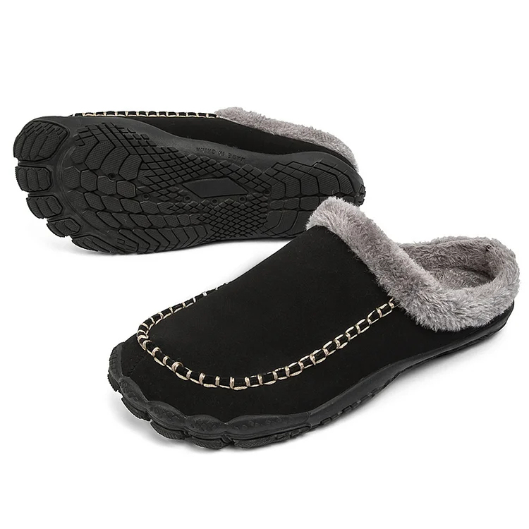 Men Winter Orthopedic Barefoot Slippers Premium Arch Support Plantar Fasciitis Slippers