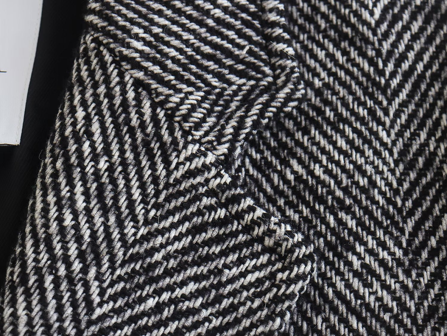 Women's Herringne Pattern Overcoat