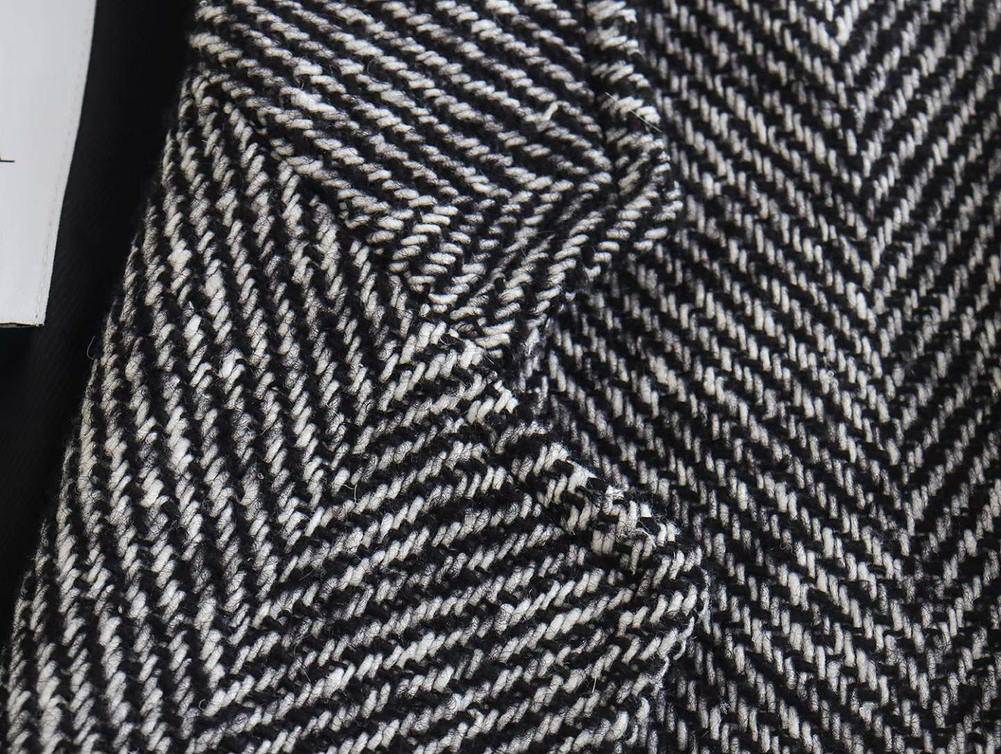 Women's Herringne Pattern Overcoat