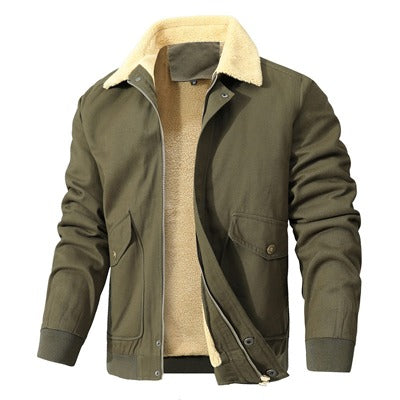 Pilot Jacket With Teddy Lining
