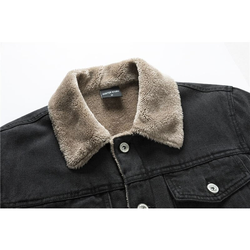 Men's Denim Jacket With Inner Lining