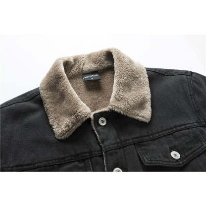 Men's Denim Jacket With Inner Lining