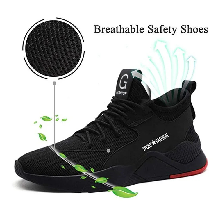 Lightweight Steel Toe Work Shoes for Men Women