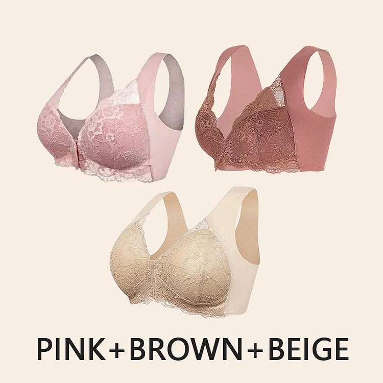 Front Closure 5D Shaping Push Up Bra – Seamless, Beauty Back, Comfy