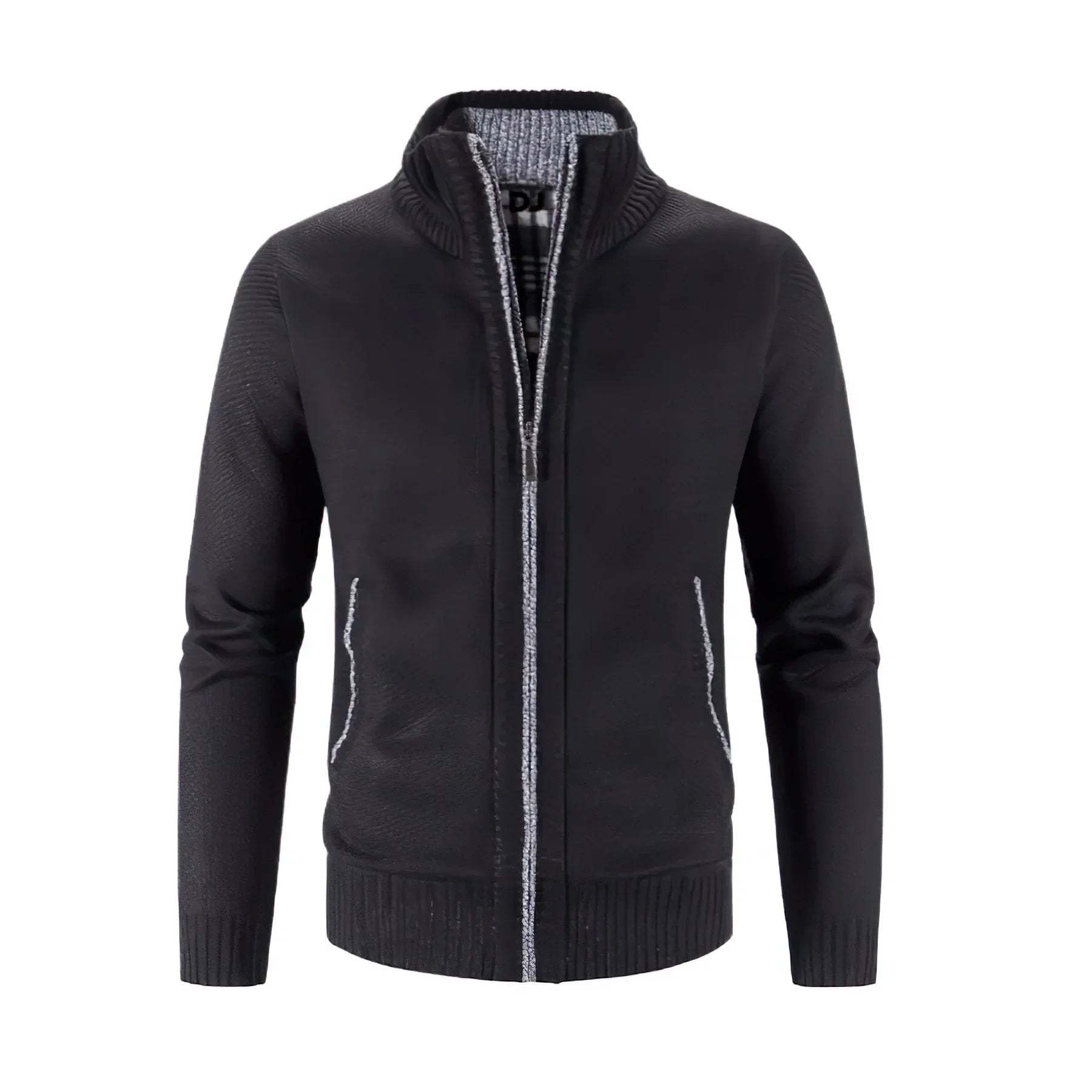 Stylish Cardigan With Zipper