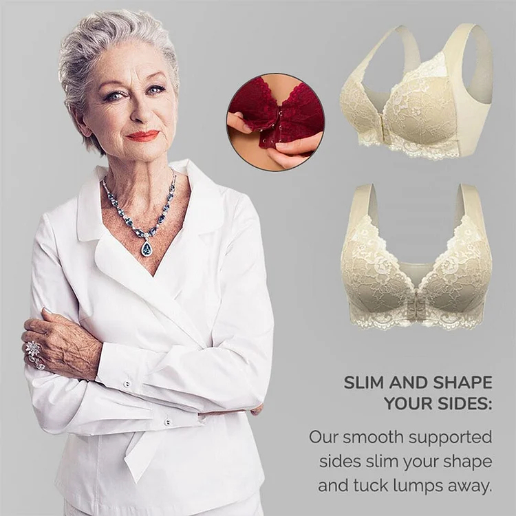 Front Closure 5D Shaping Push Up Bra – Seamless, Beauty Back, Comfy