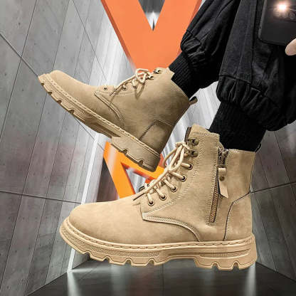 Luxury Motorcycle Outdoor Leather Boots