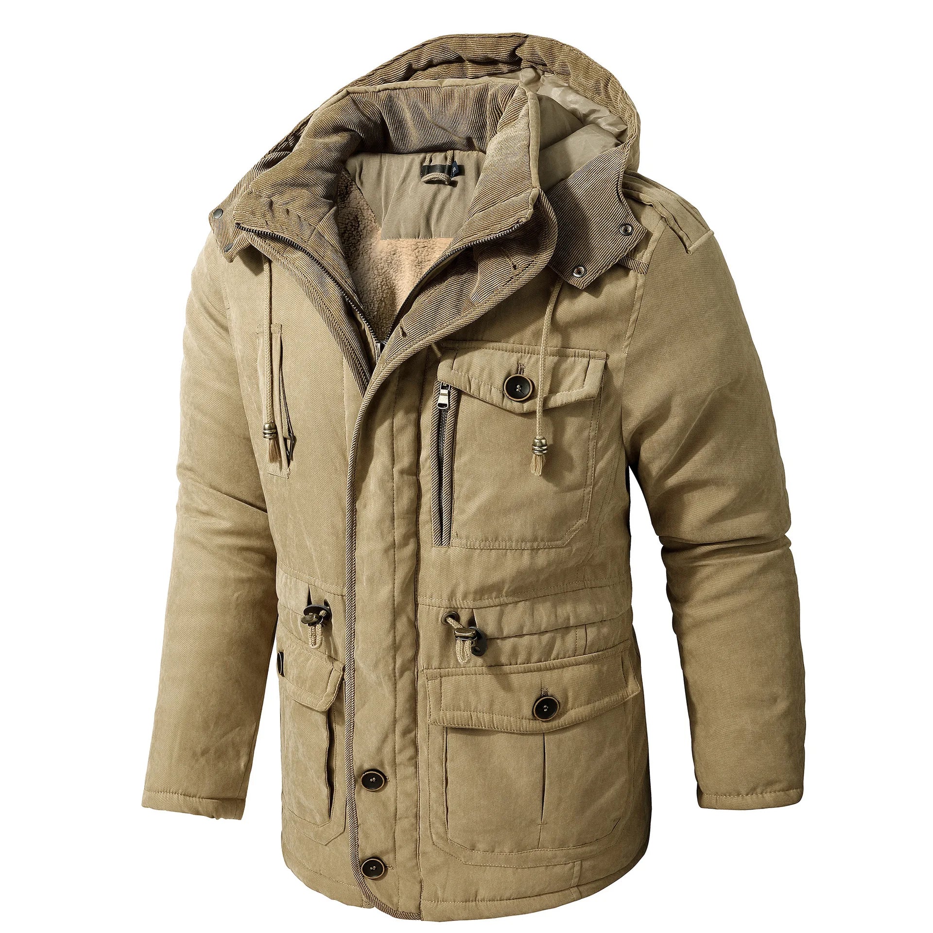 Multi-Pocket Winter Jacket
