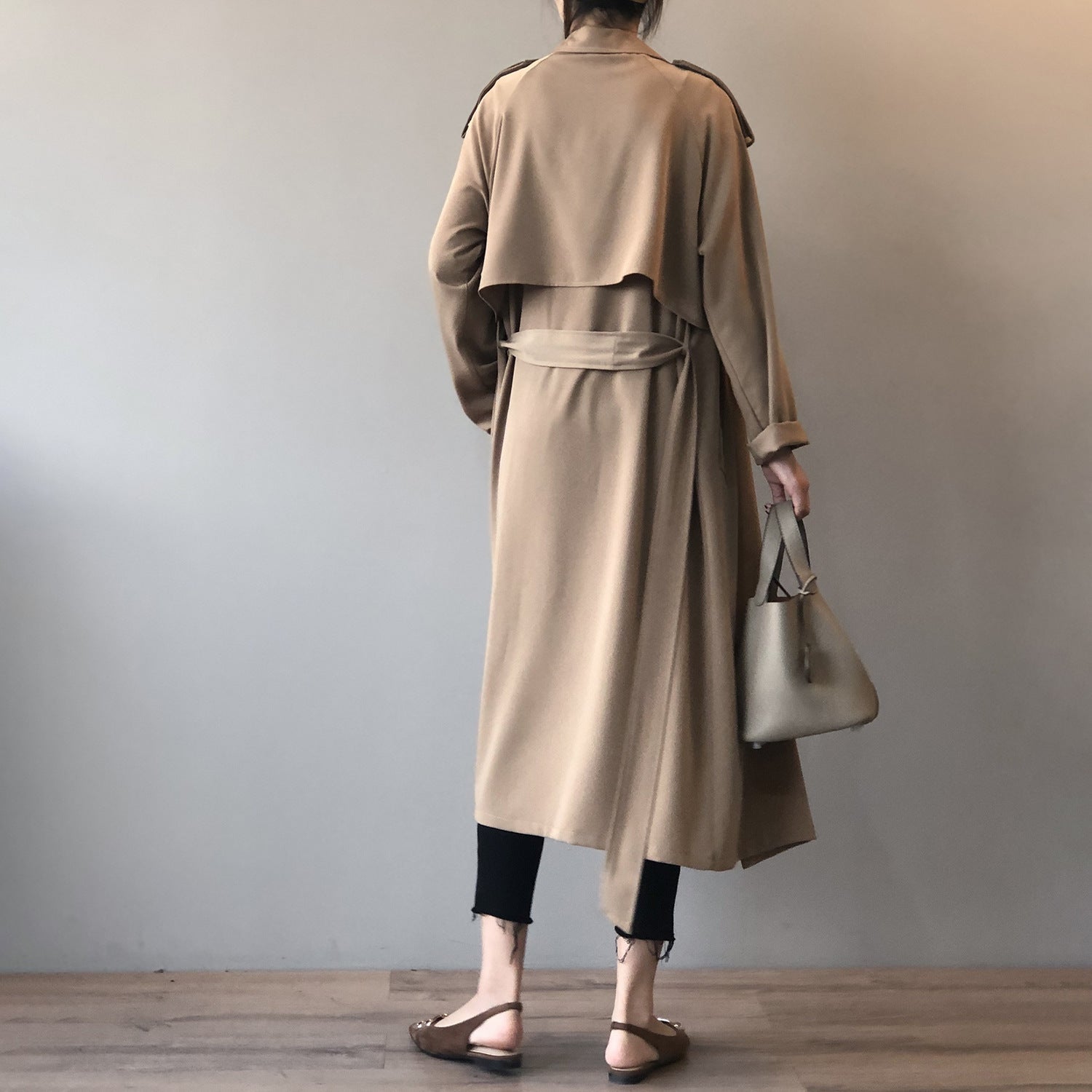 Retro Baggy Trench Coat