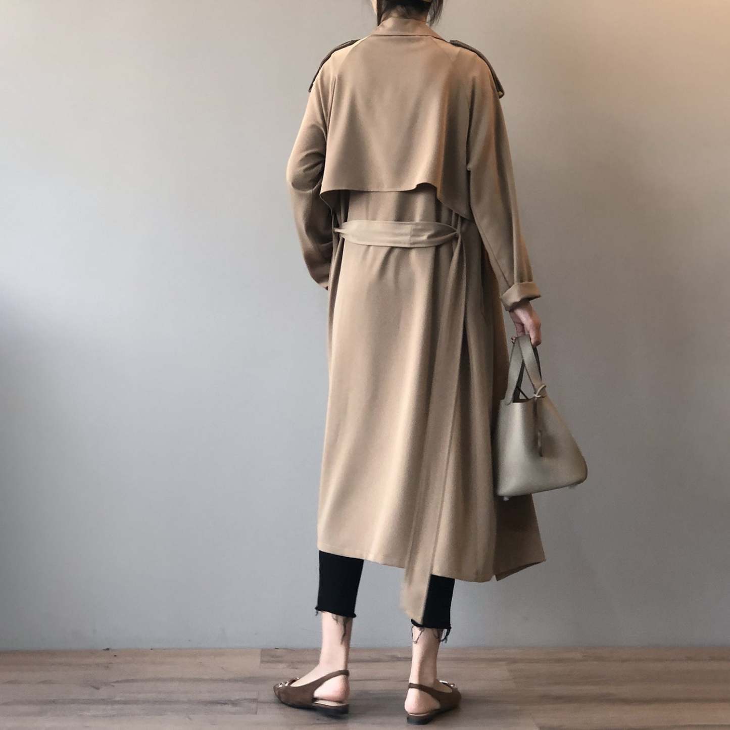 Retro Baggy Trench Coat