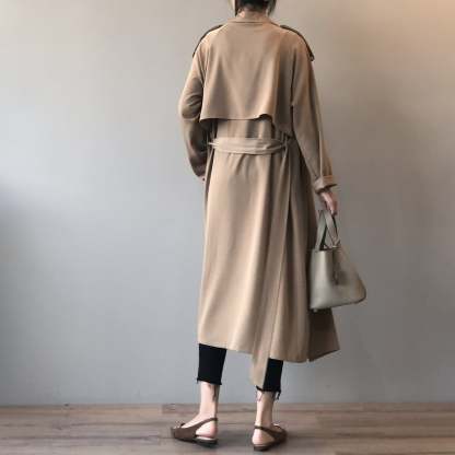 Retro Baggy Trench Coat