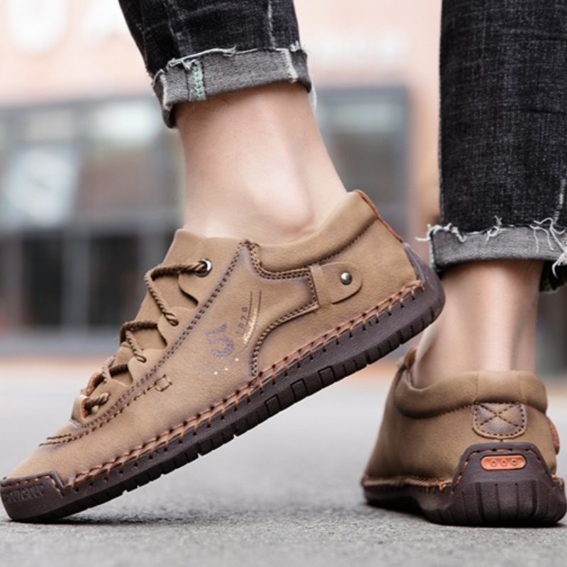Leather Orthopedic Shoes Men Leather Winter Boots