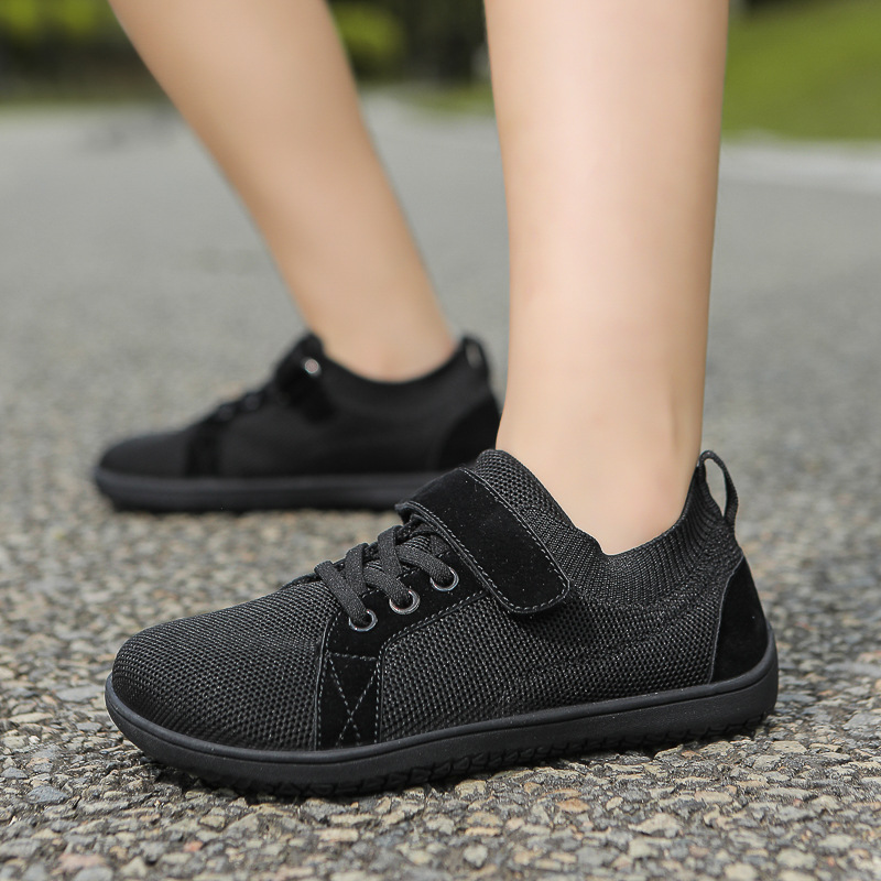 Children' Barefoot Shoes Wide Toe Box Zero Drop Walking Sneakers