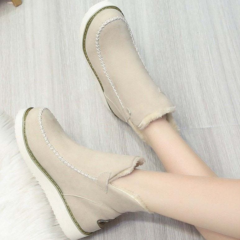 Women's Plush Suede Orthopedic Ankle Boots