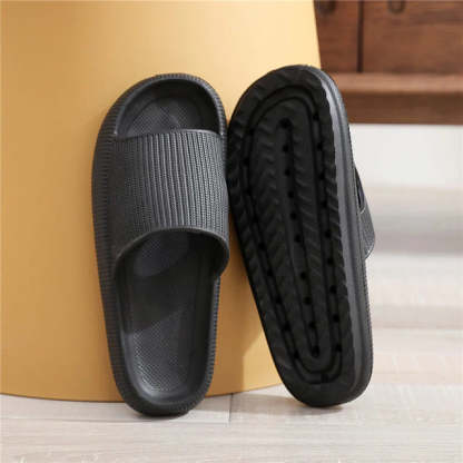 Unisex Pillow Slides Slippers Non-Slip Thick Sole Slippers