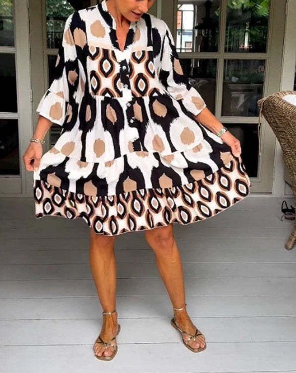 Flared Skirt Dress Summer Dresses