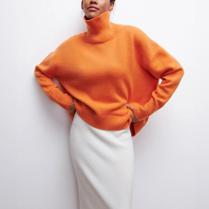 Knit Turtleneck Sweater