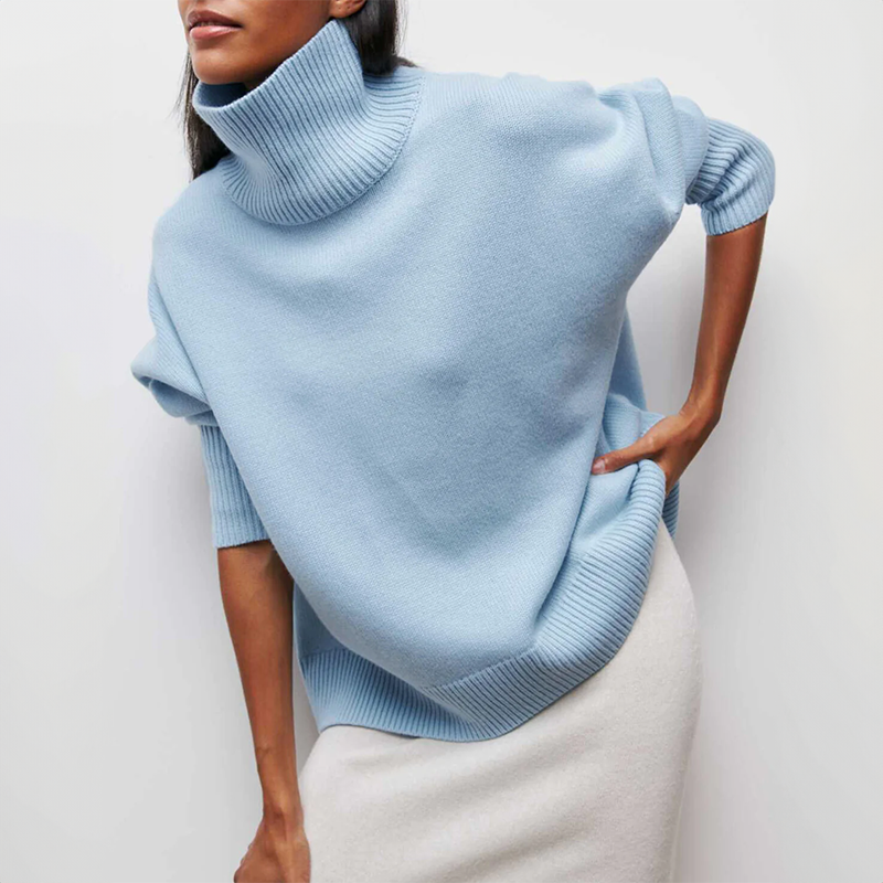 Knit Turtleneck Sweater
