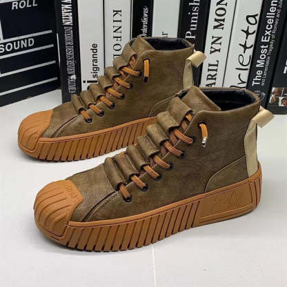 Autumn Ankle Boots For Men Walking Orthopedic Shoes