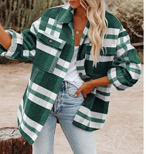 Rustic Plaid Overshirt