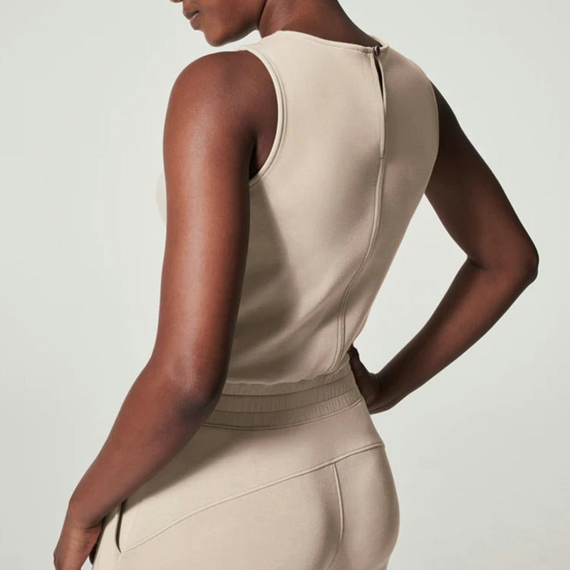Air Essentials Sleeve Plain Jumpsuit