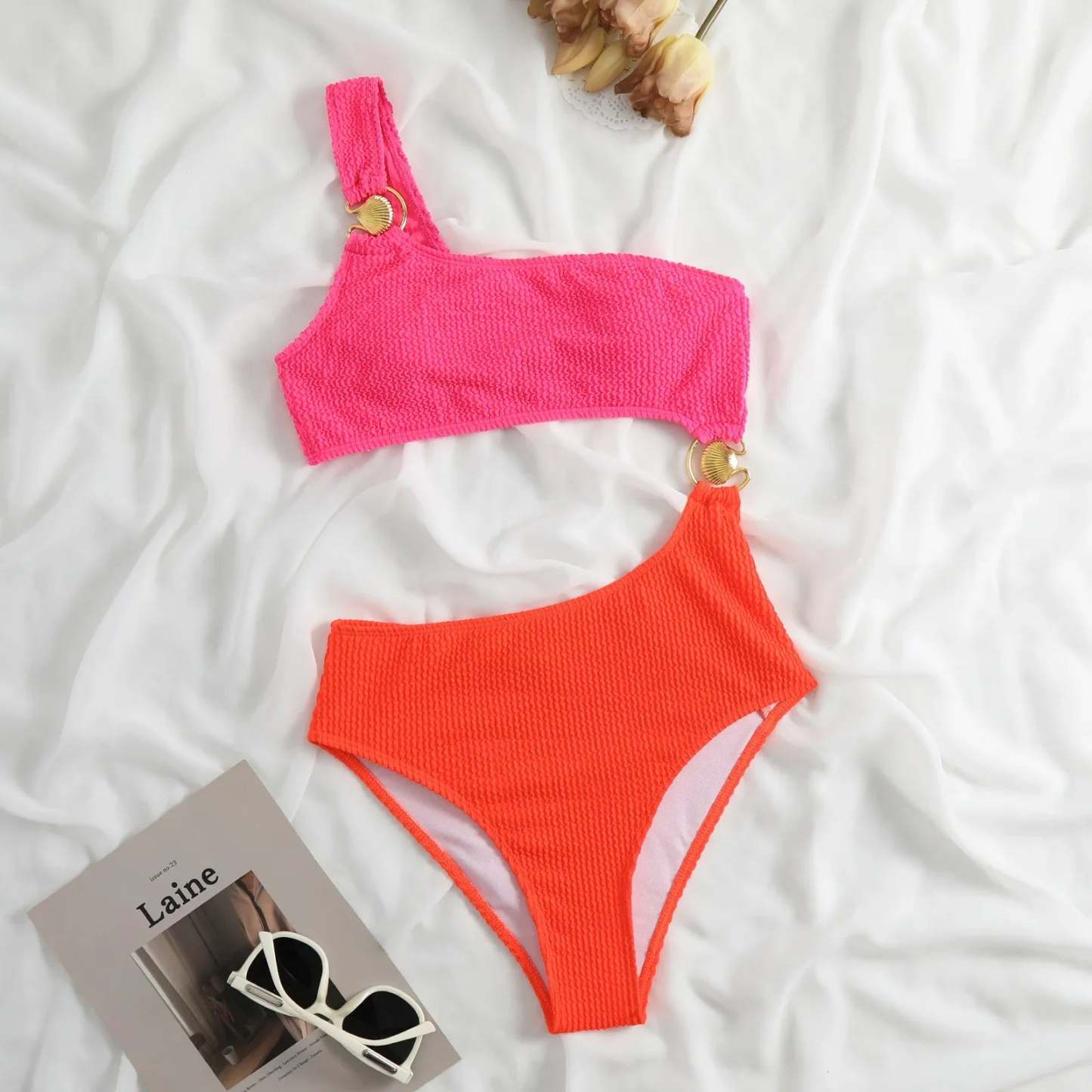 Coastal Chic High-Waisted Bikini