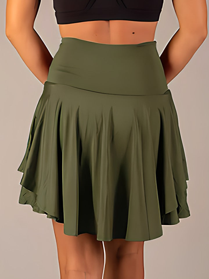 Stylish Mini Skirt With Shorts