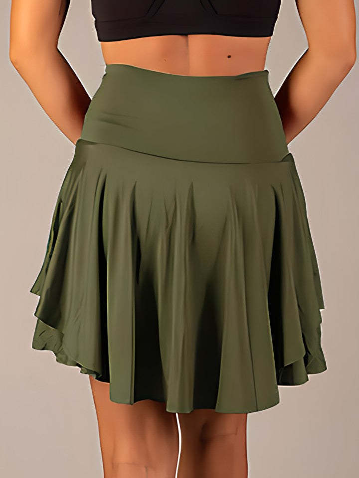 Stylish Mini Skirt With Shorts