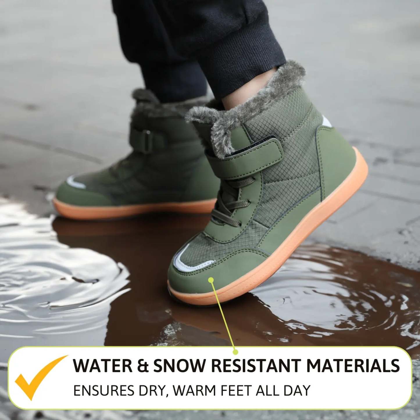 Winter Kids Barefoot Shoes