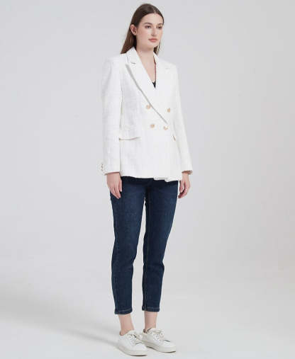 Breasted Blazer With Structure