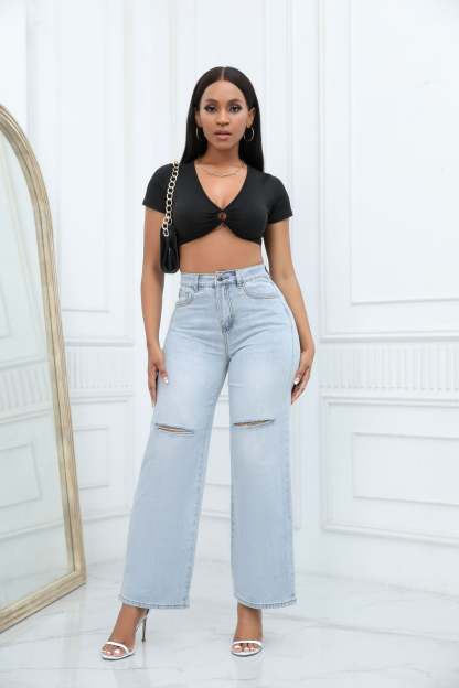 Wide-Leg Jeans