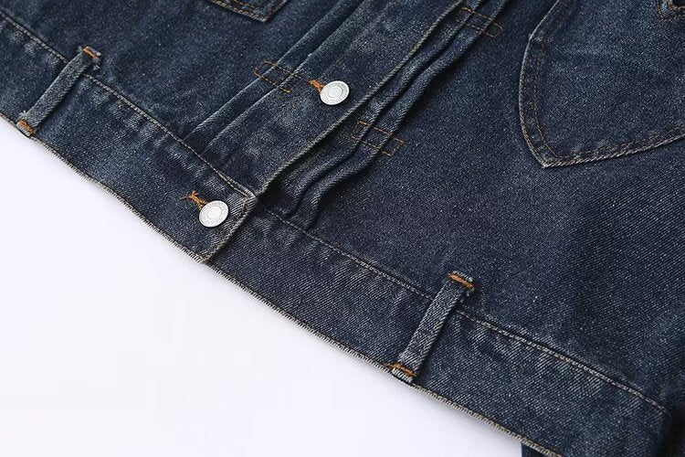 Chic Denim Love Jacket