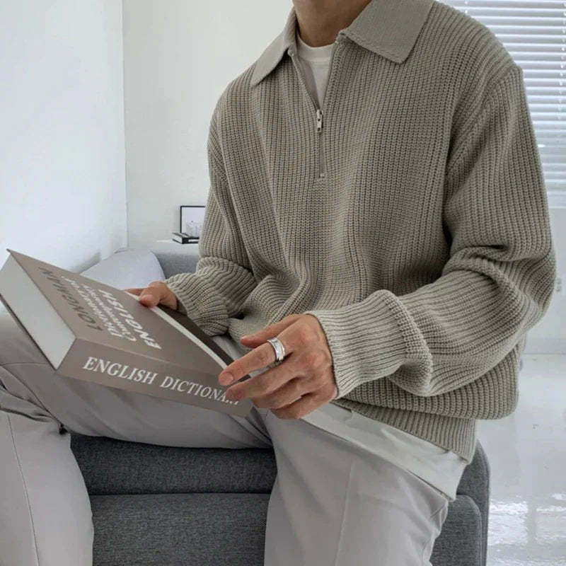Quarter Zip Sweater