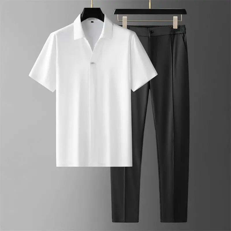 Strechy Shirt & Pants Set for Men