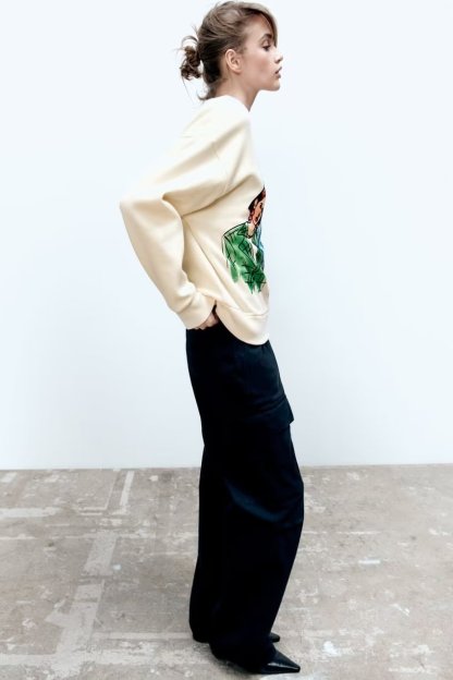 Illustrated Crewneck Sweatshirt