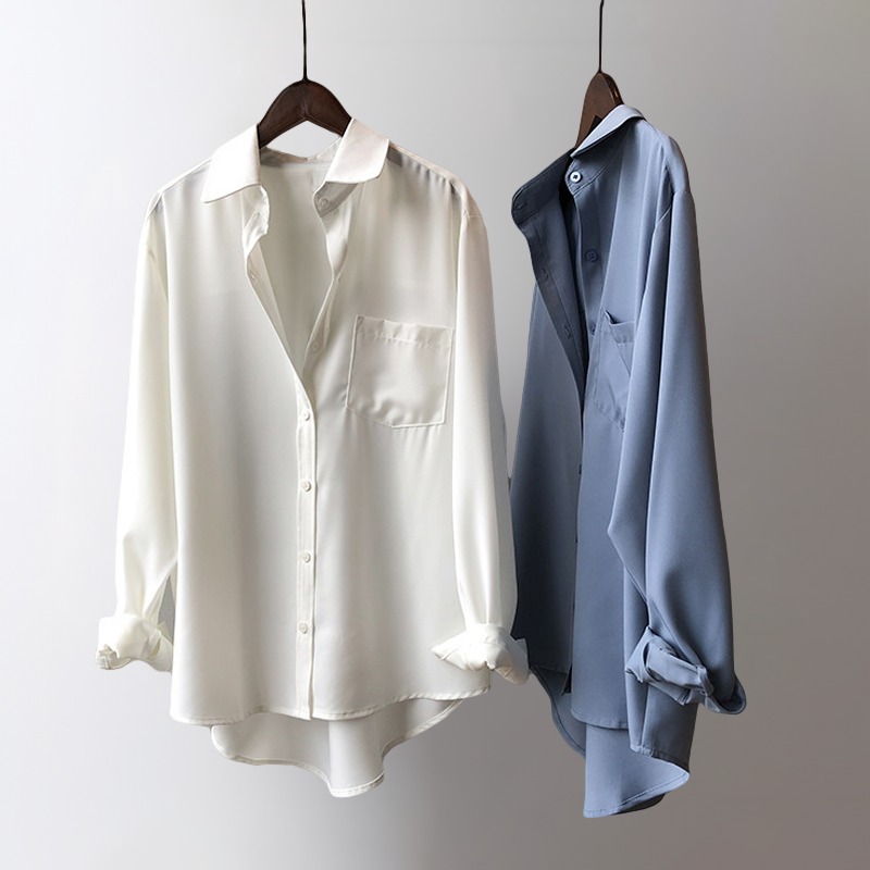 Chic Satin Blouse for Women