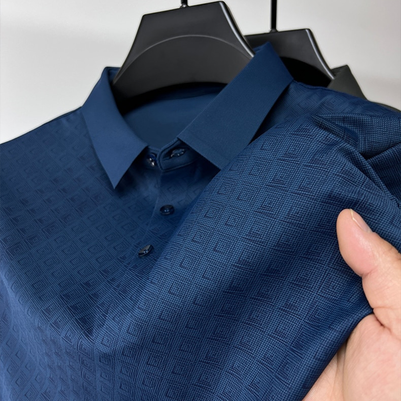 Silky Patterned Shirt for Men
