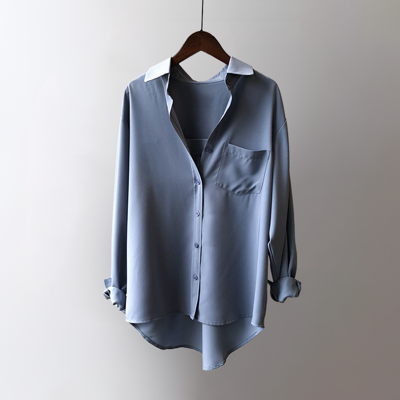Chic Satin Blouse for Women