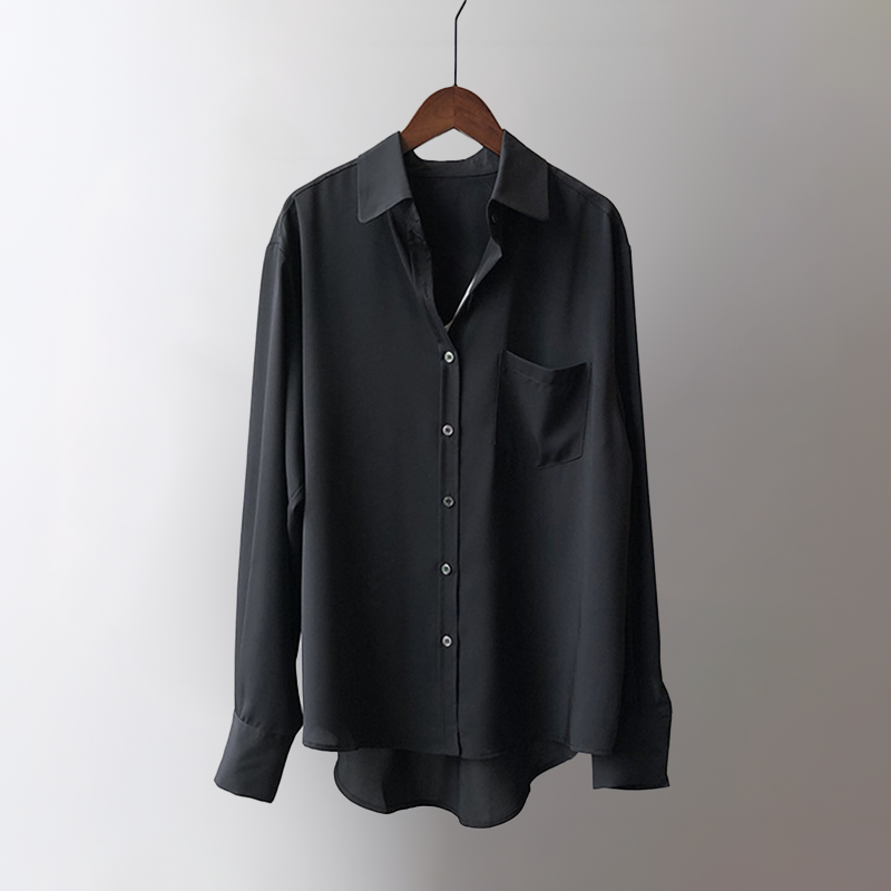Chic Satin Blouse for Women