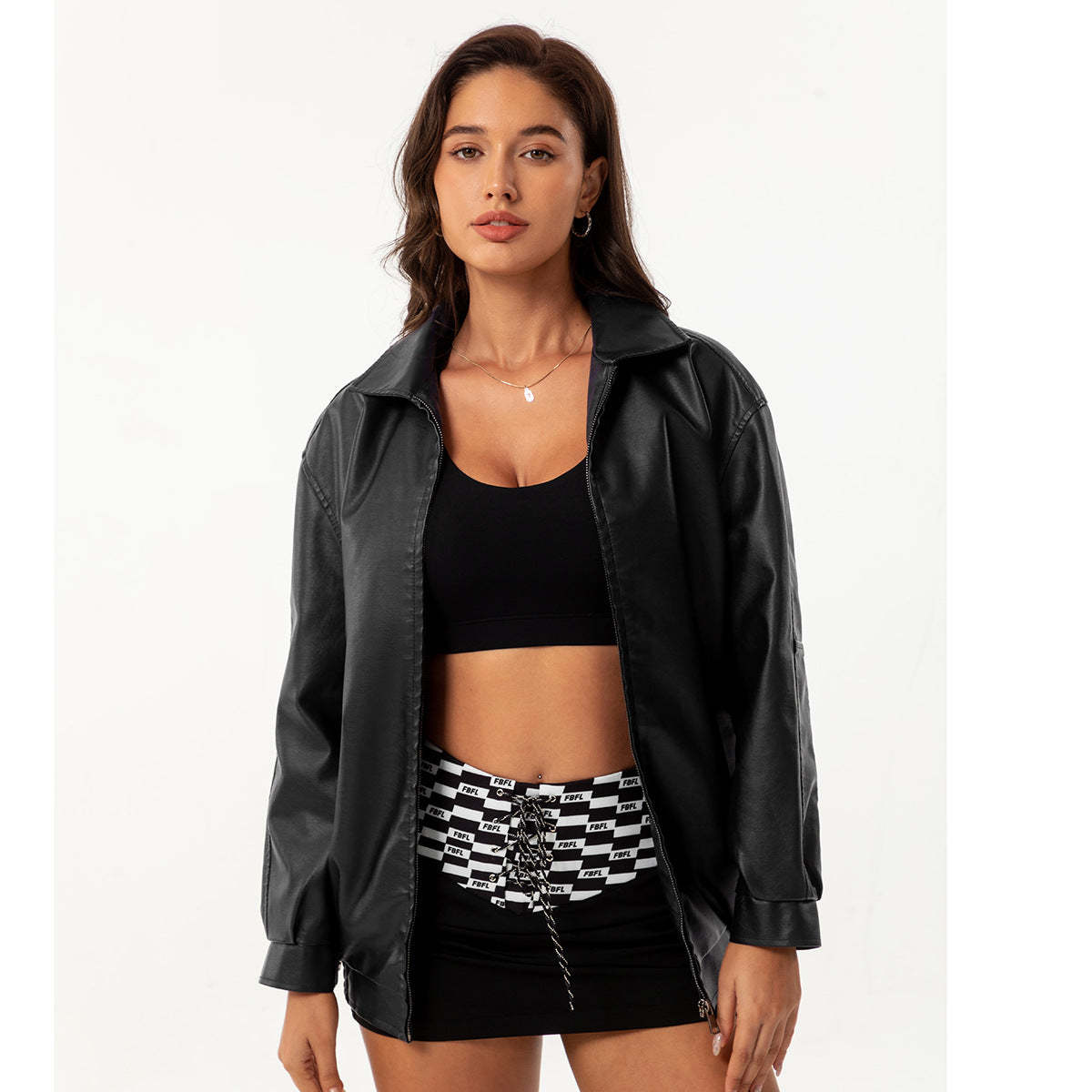 Vegan Leather Jacket