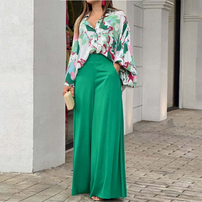 Two Piece Floral Women's Set