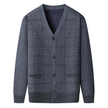  Classic V-Neck Cardigan