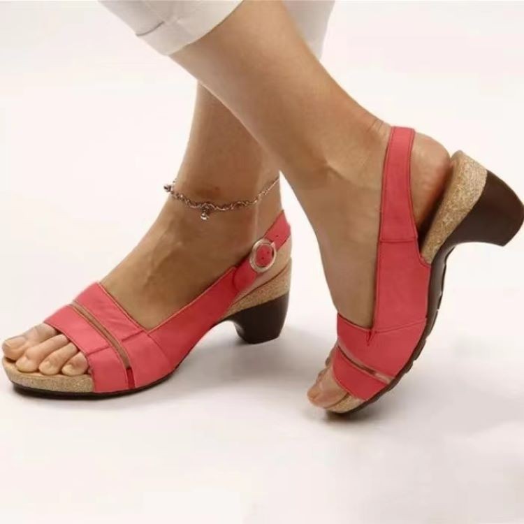 Comfy Wedge Double Strap Orthopedic Sandals