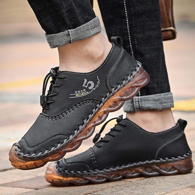 Orthopedic Shoes For Men Leather Casual Loafers