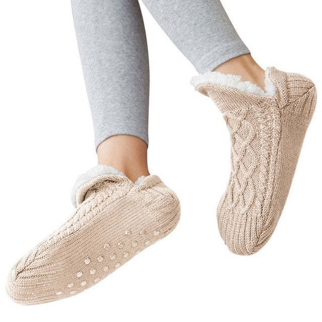 Thermal Socks Ultra Warm Non-Slip Yarn Fur Indoor Slipper Socks