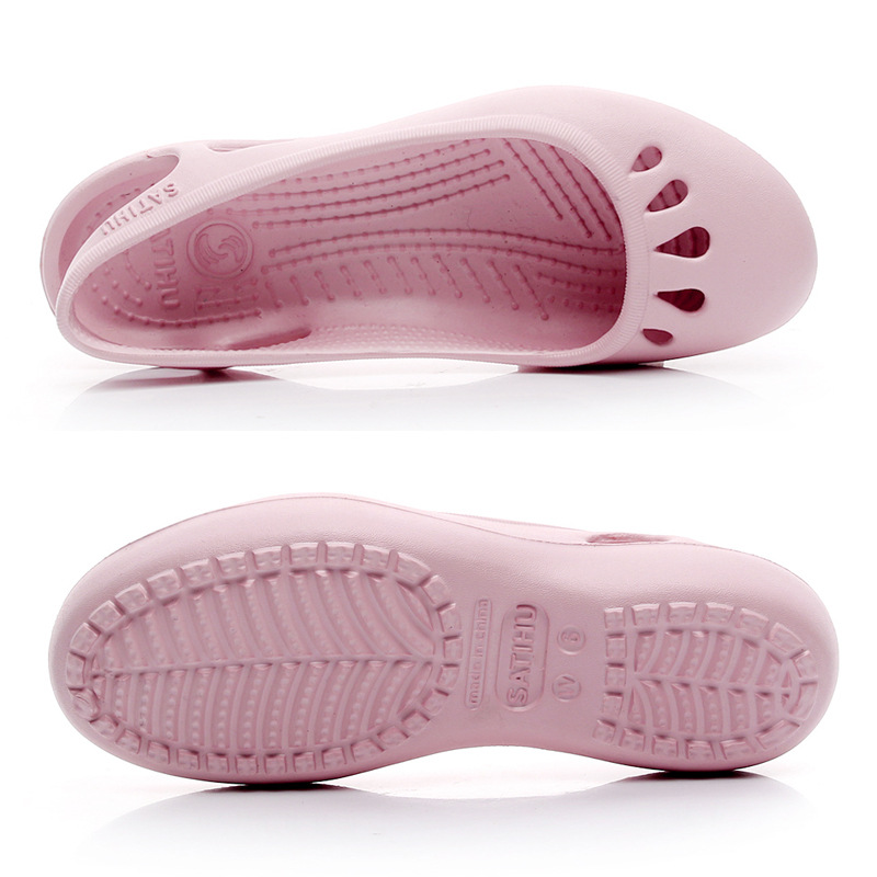 Women Clogs Jelly Beach Sandals Waterproof Anti Slip Nursing Shoes